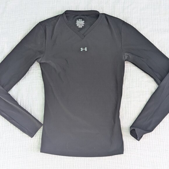 Under Armour Women's long sleeve compression shirt - black - Picture 1 of 3